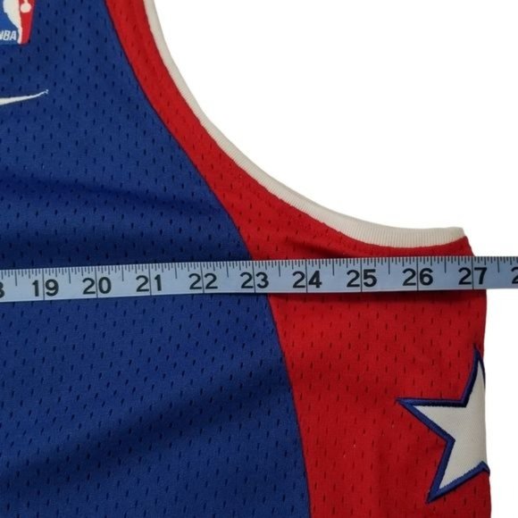 Nike NBA East All Star Basketball Jersey Men's Size XXL 2004 O'Neal No. 7 Pacers - Picture 16 of 16